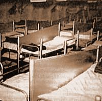 A section of the dormitories on board the Florentia