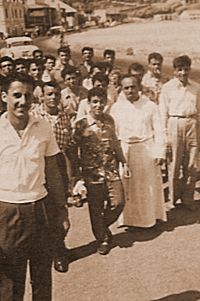 Maltese survivors in Aden, April 1958