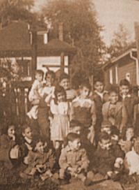 Maltese children in Canada, 1952
